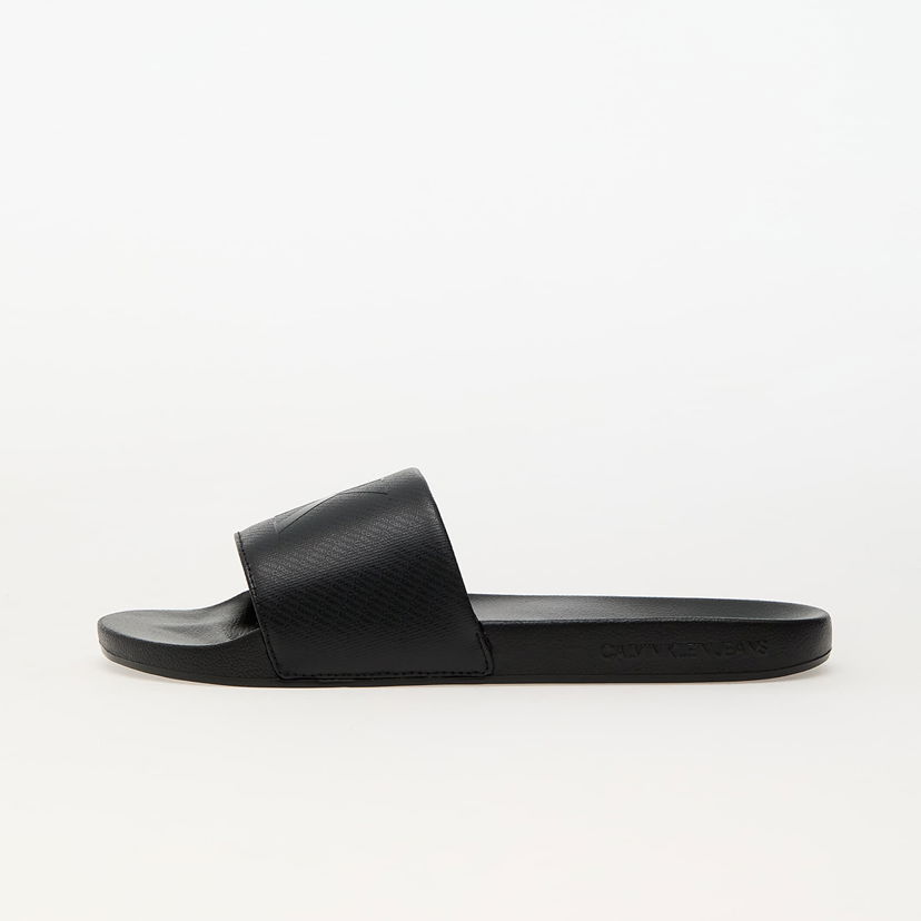 Sneakers og sko CALVIN KLEIN Jeans Slide Aop Print Black Sort | YM0YM01269 0GJ