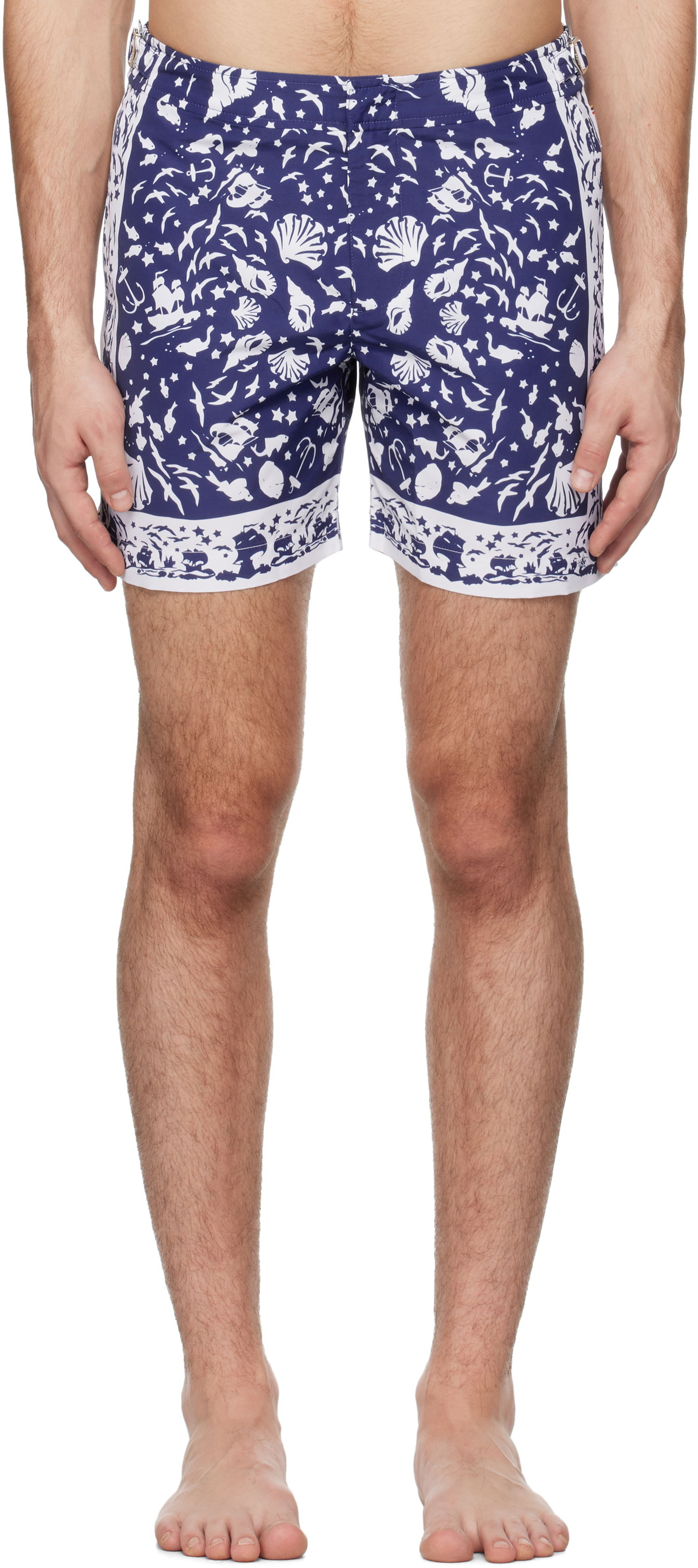 Badetøj Orlebar Brown Orlebar Brown Bulldog Swim Shorts Blå | 280089, 0