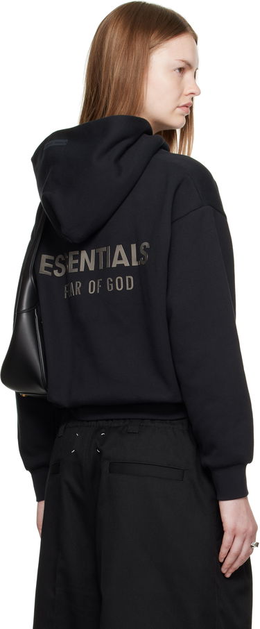 Sweatshirt Fear of God Fear of God ESSENTIALS Classic Fit Hoodie Sort | 192SP255540FW, 2