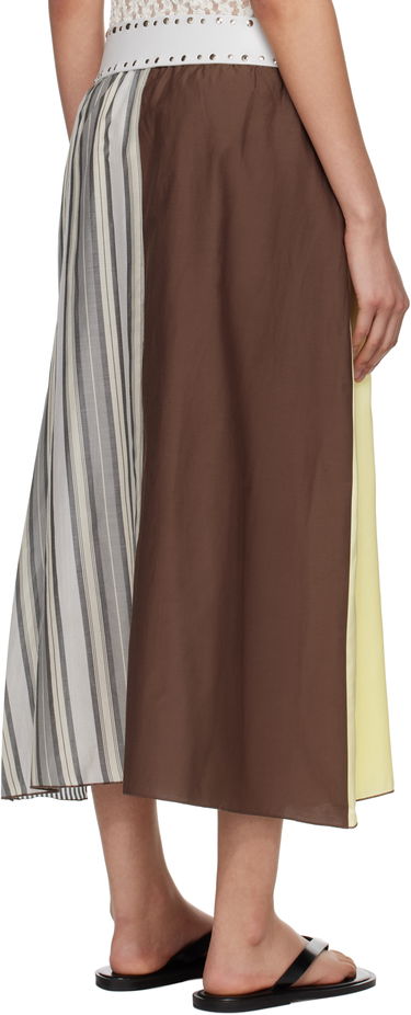 Nederdel Baserange Baserange Vesa Two-Tone Midi Skirt Flerfarvet | Vesa Skirt, 2