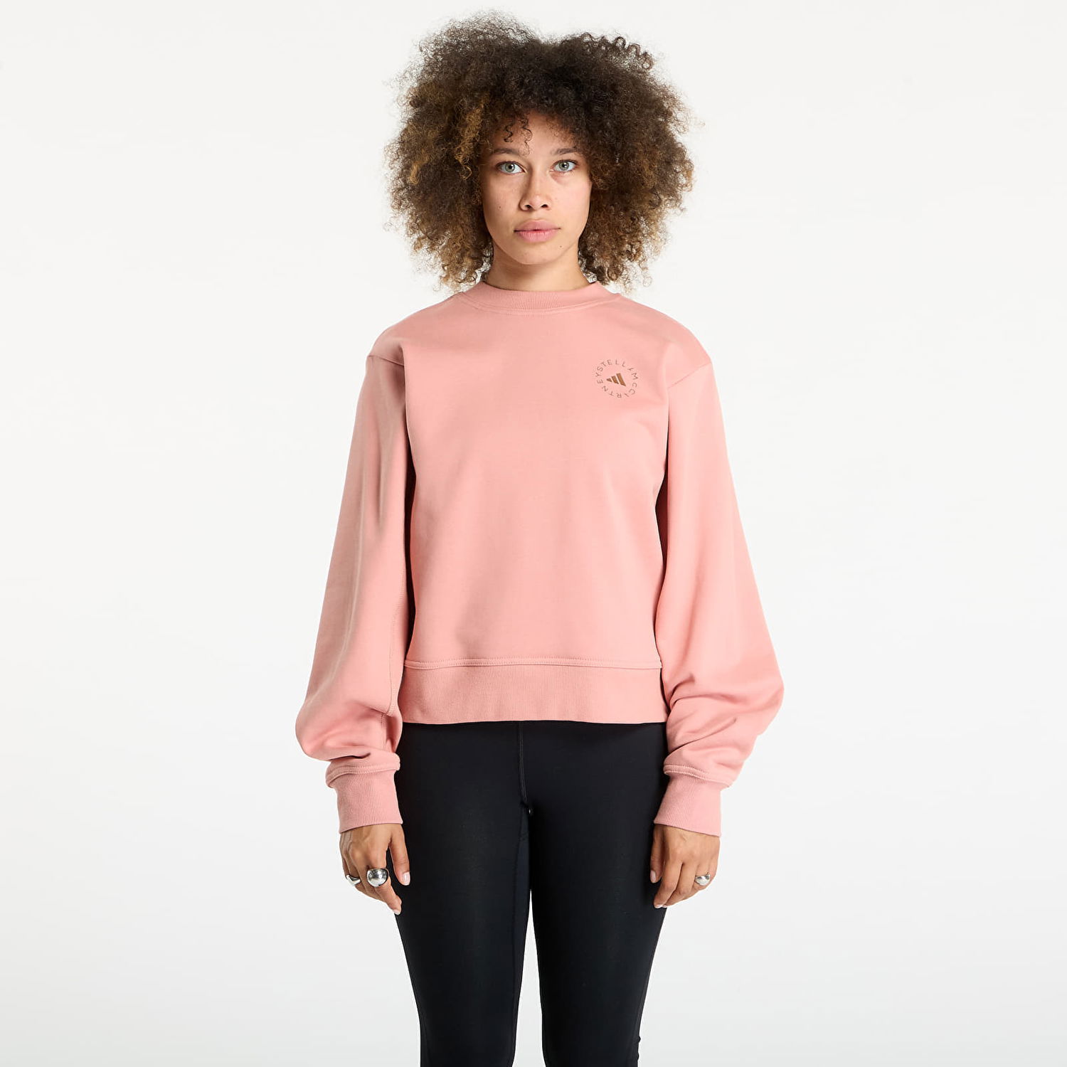 Sweater adidas Originals adidas by Stella McCartney Regular Sweatshirt Lyserød | JX6784, 0