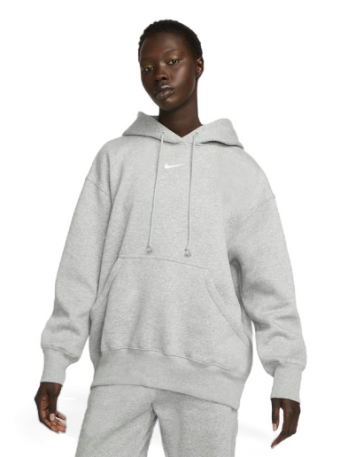 Sweatshirt Nike Sportswear Phoenix Fleece Oversized Pullover Hoodie Grå | DQ5860-063