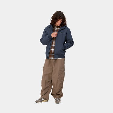 Jakke Carhartt WIP Hooded Sail Jacket Mørkeblå | I028436_981_XX, 4