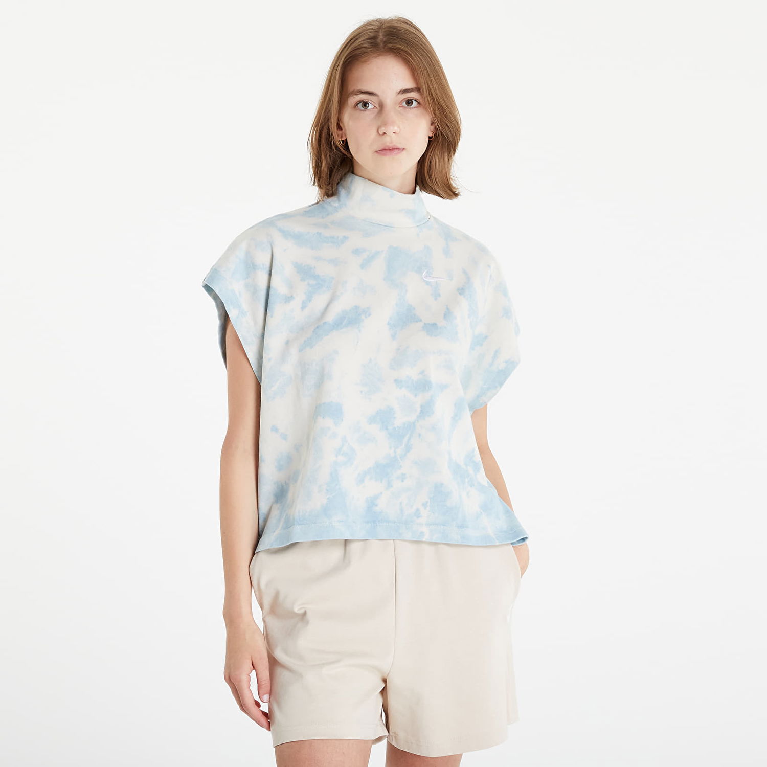 T-shirt Nike NSW Wash Jersey Top Turkis | DM6710-494, 0