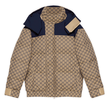 Jakke Gucci GG Canvas Goose Down Jacket Beige | 715535 Z8A52 9120, 0