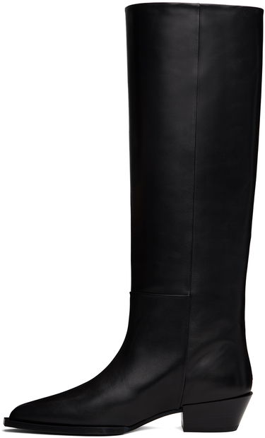 Tøj Aeyde Aeyde Arla Leather Cowboy Tall Boots Sort | A11-KB-ARUP40CH116-FW24-800-001, 2