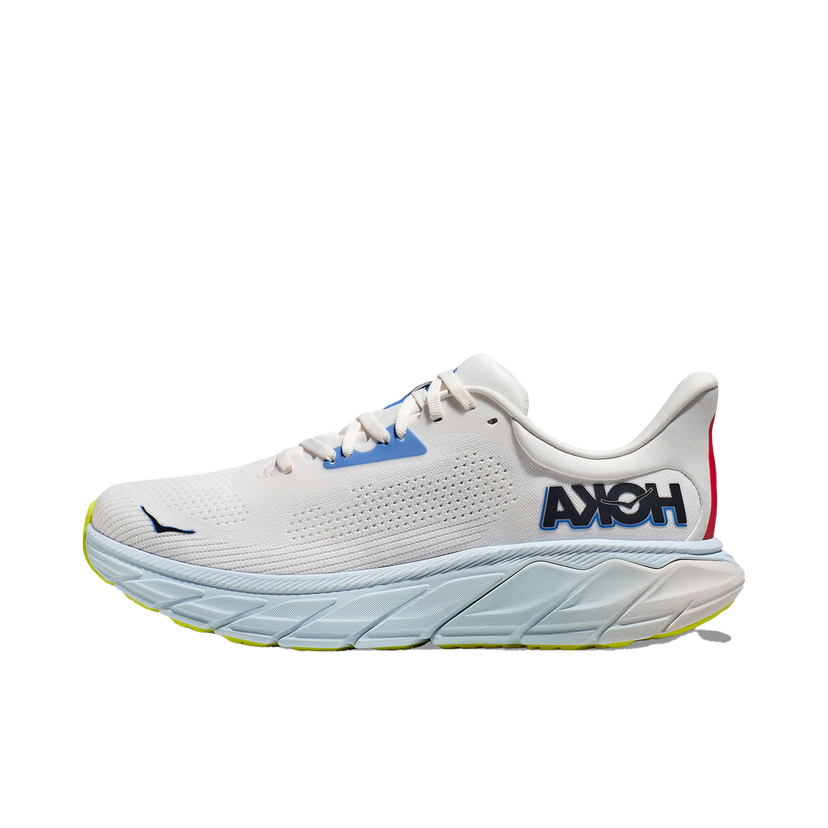 Løbe Hoka One One Arahi 7 Blanc De Blanc Virtual Blue Grå | 1147850-BVR