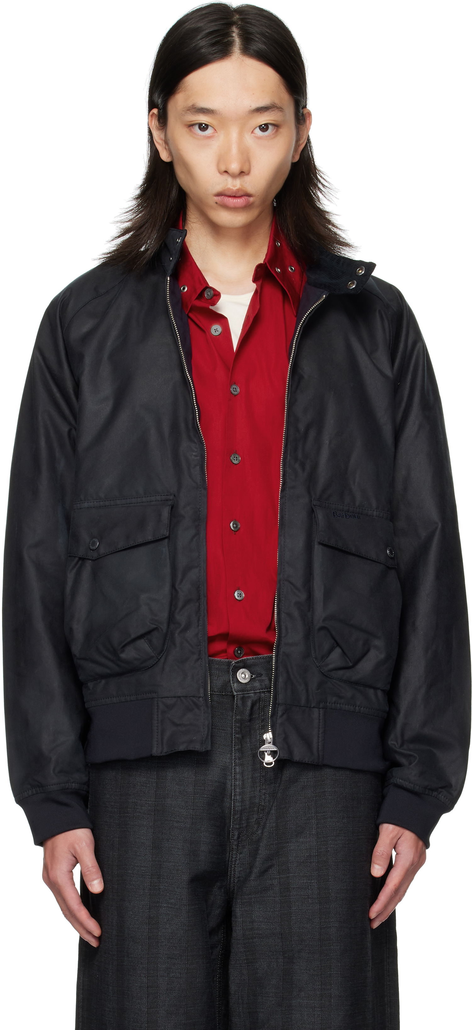 Jakke Barbour Barbour Modern Royston Waxed Jacket Sort | MWX2485NY92, 0