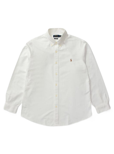 Skjorte Polo by Ralph Lauren Custom Fit Oxford Shirt Hvid | 710792041001