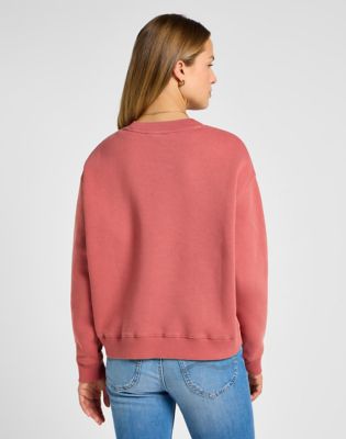 Sweatshirt Lee Sweatshirt Size XS Rød | 112355149