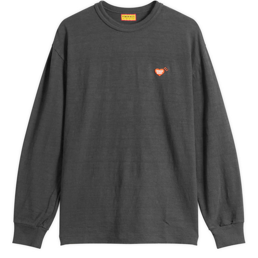 T-shirt Human Made Multi Heart Graphic Longsleeve T-Shirt, Size Large Grå | HM30CS023-BLK