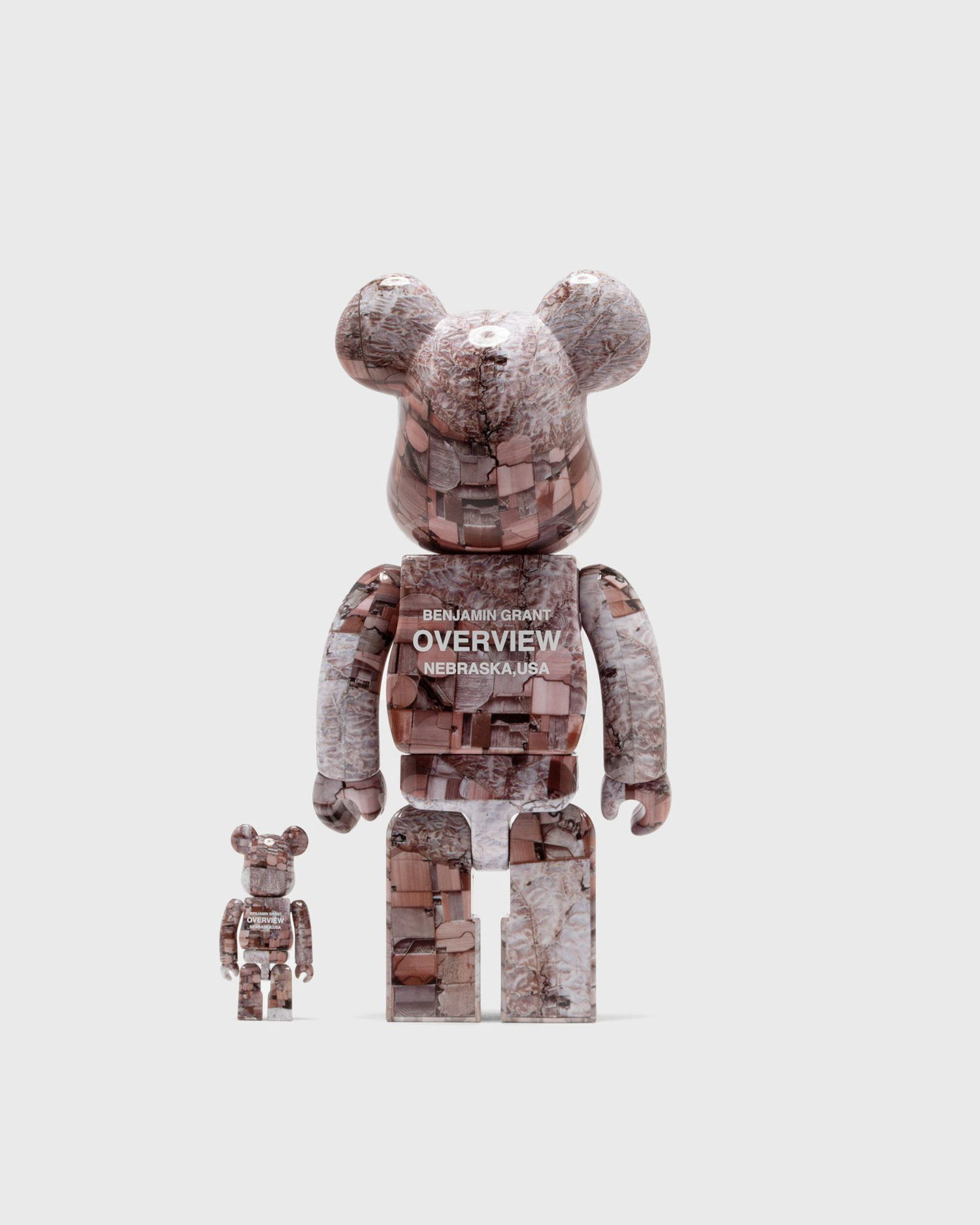 Collectible Medicom Toy Brown Benjamin Grant Overview 100％ & 400% Bearbrick figure set Brun | 4530956604572, 1