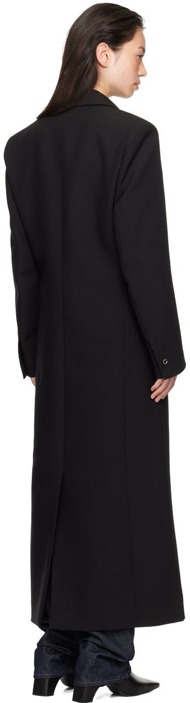 Frakker Coperni Coperni Long Double-Breasted Coat Sort | COPM22F3004, 2