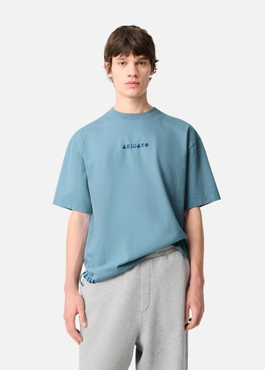 T-shirt AXEL ARIGATO Men's Relaxed Fit T-Shirt with Logo Embroidery Blå | A3443003, 2