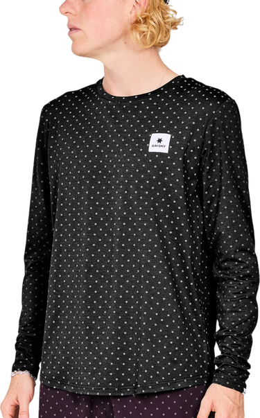 T-shirt Saysky Saysky Reflective Polka Pace Long Sleeve T-Shirt Sort | mmrls02c1018, 0