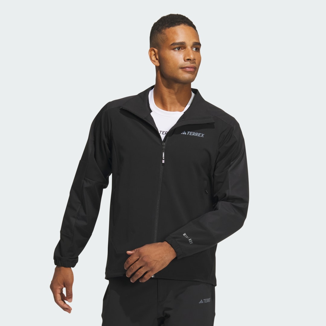 Vindjakke adidas Performance Wind.Rdy Softshell Non-Hooded Jacket Sort | IP0736, 1