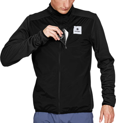 Vindjakke Saysky Saysky Flow Zip Fleece Jacket Sort | mmrfl60c901, 0