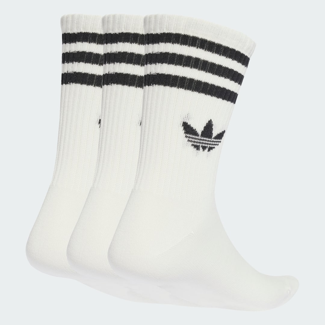Sokker adidas Performance 3-Stripes Crew Socks - 3 Pairs Hvid | JV7401, 0