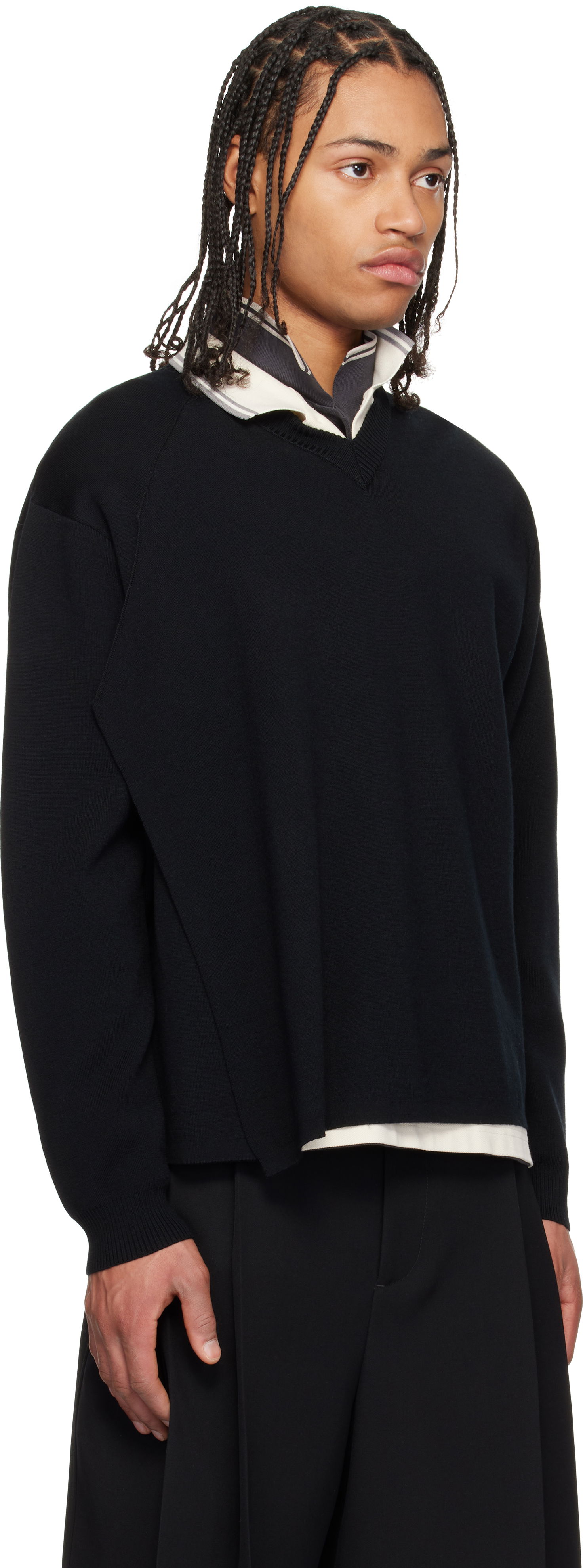 Sweater Craig Green Craig Green Flag Knit Sweater Sort | CGSS25CKNJU57, 1