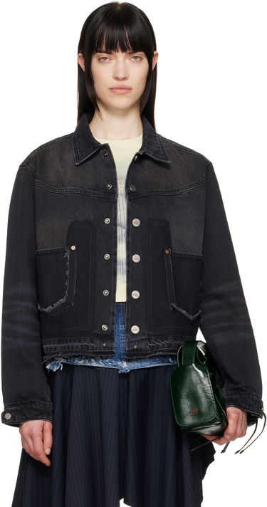 Jakke Andersson Bell Andersson Bell Rodeo Motorcycle Denim Jacket Sort | awa675m, 0