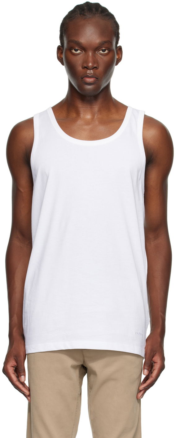 Tanktop BOSS Three-Pack Tank Tops Hvid | 50475278