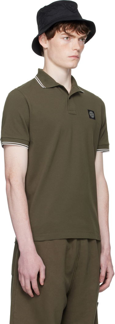 Polo skjorte Stone Island Organic Piqué Polo by Stone Island Sort | K2S15 2200007 S0018, 4