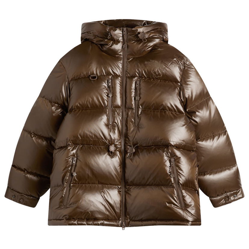 Puffer jakke The North Face x Cecilie Bahnsen Himalayan Glossy Puffer Jacket Brun | NF0A8FAD245