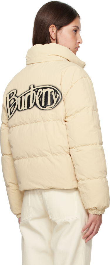 Puffer jakke Burberry Burberry Check Reversible Down Jacket Beige | 8098488, 4