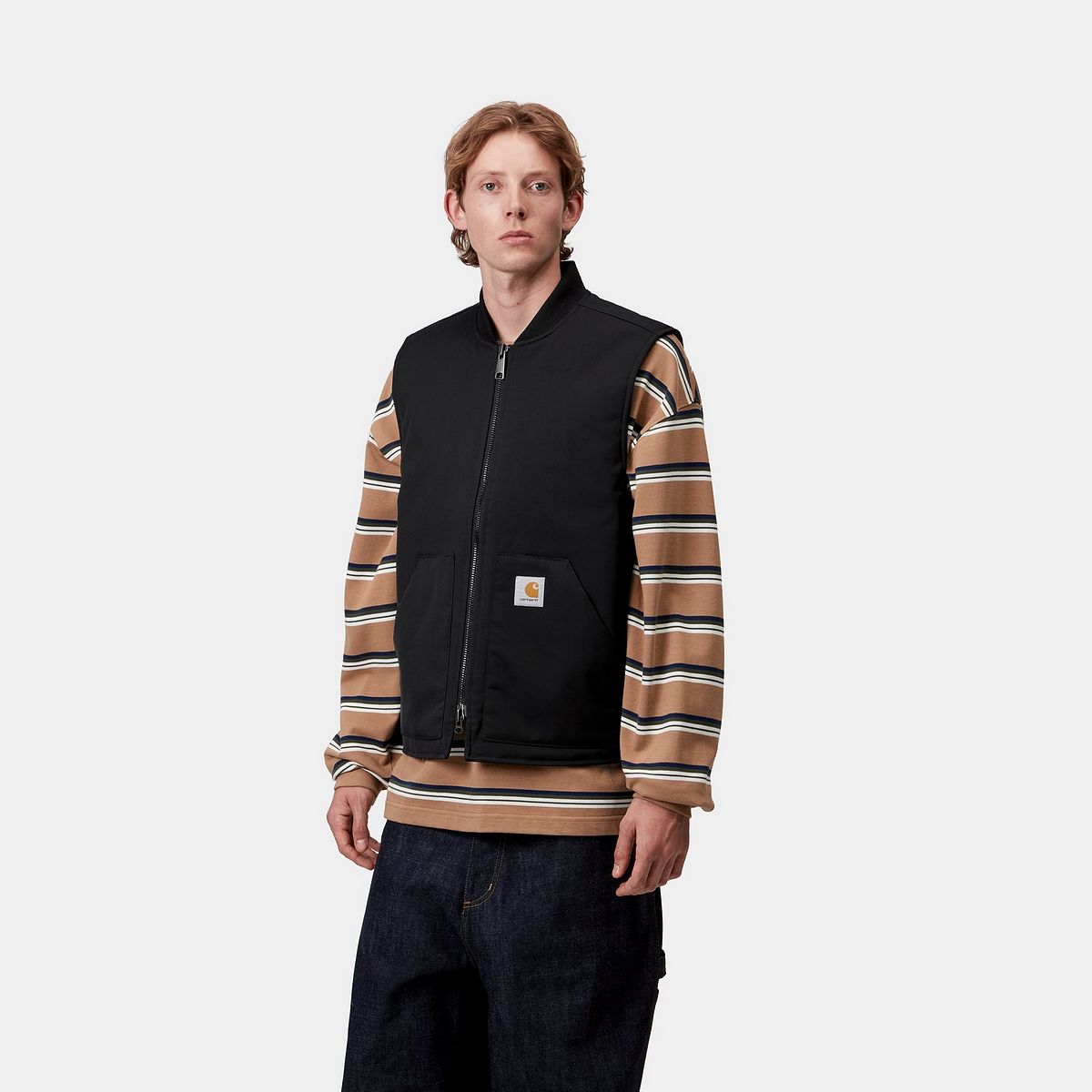 Vest Carhartt WIP Leroy Vest Sort | I035543_18, 1