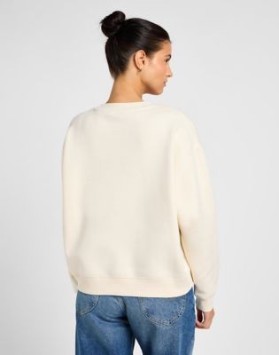 Sweater Lee Crew Neck Sweatshirt Beige | 112355170, 0