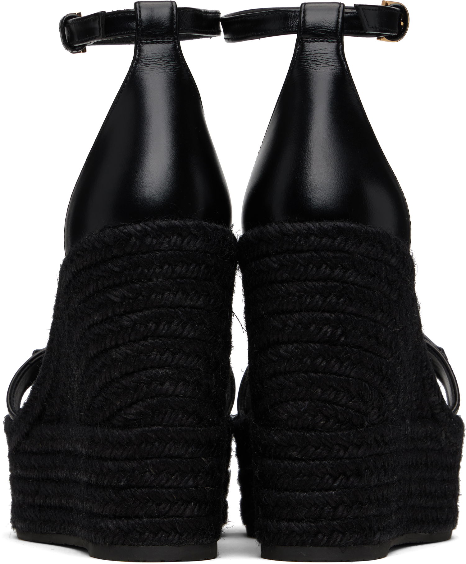 Sneakers og sko Versace Medusa '95 Leather Wedge Sandals Sort | 1014100_DVT2P, 1