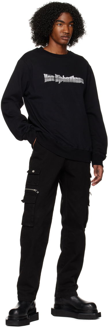 Sweater Han Kjøbenhavn Han Kjobenhavn Printed Sweatshirt Sort | M-132752, 3