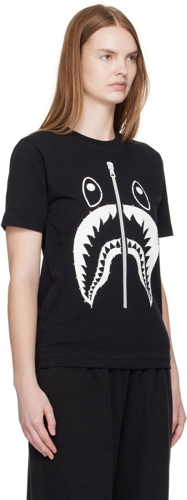 T-shirt BAPE Crystal Stone Shark Graphic T-Shirt Hvid | 001TEL302065L, 4