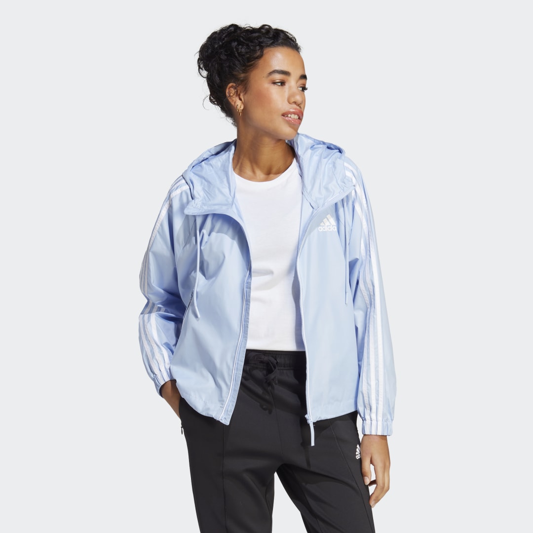 Vindjakke adidas Performance BSC 3-Stripes Blå | HM2271, 0