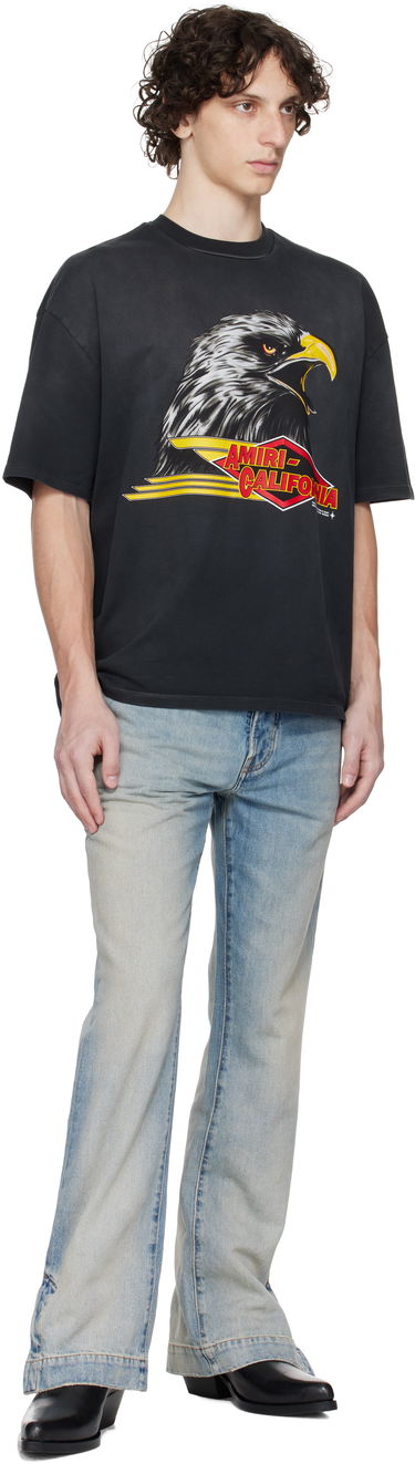 T-shirt AMIRI Amiri Eagle Oversized T-Shirt Sort | AMJYTE1209, 3
