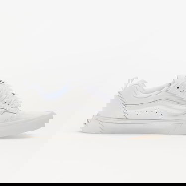 Sneakers og sko Vans Knu Skool Leather "True White" Hvid | VN0009QCW001, 3