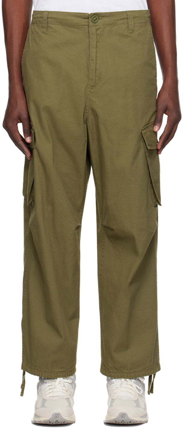 Cargo bukser Carhartt WIP Cargo Pants With Flap Pockets Grøn | I032983, 0