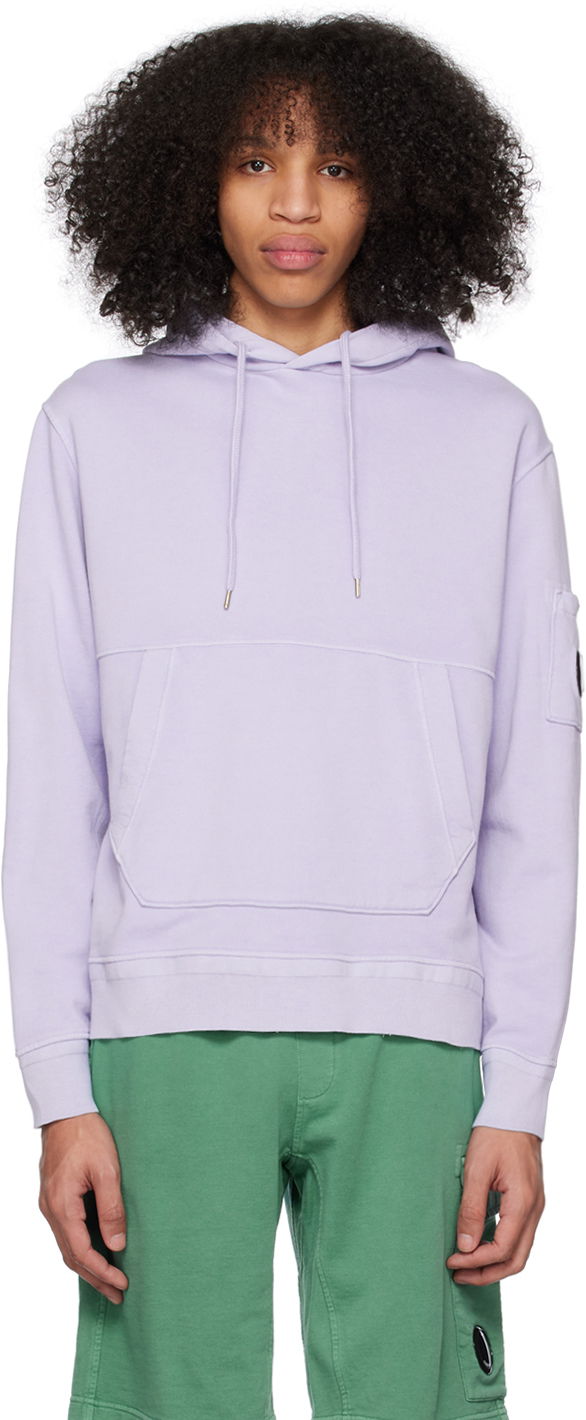 Sweatshirt C.P. Company Lens Hoodie Lilla | 14CMSS137A-005398R, 0
