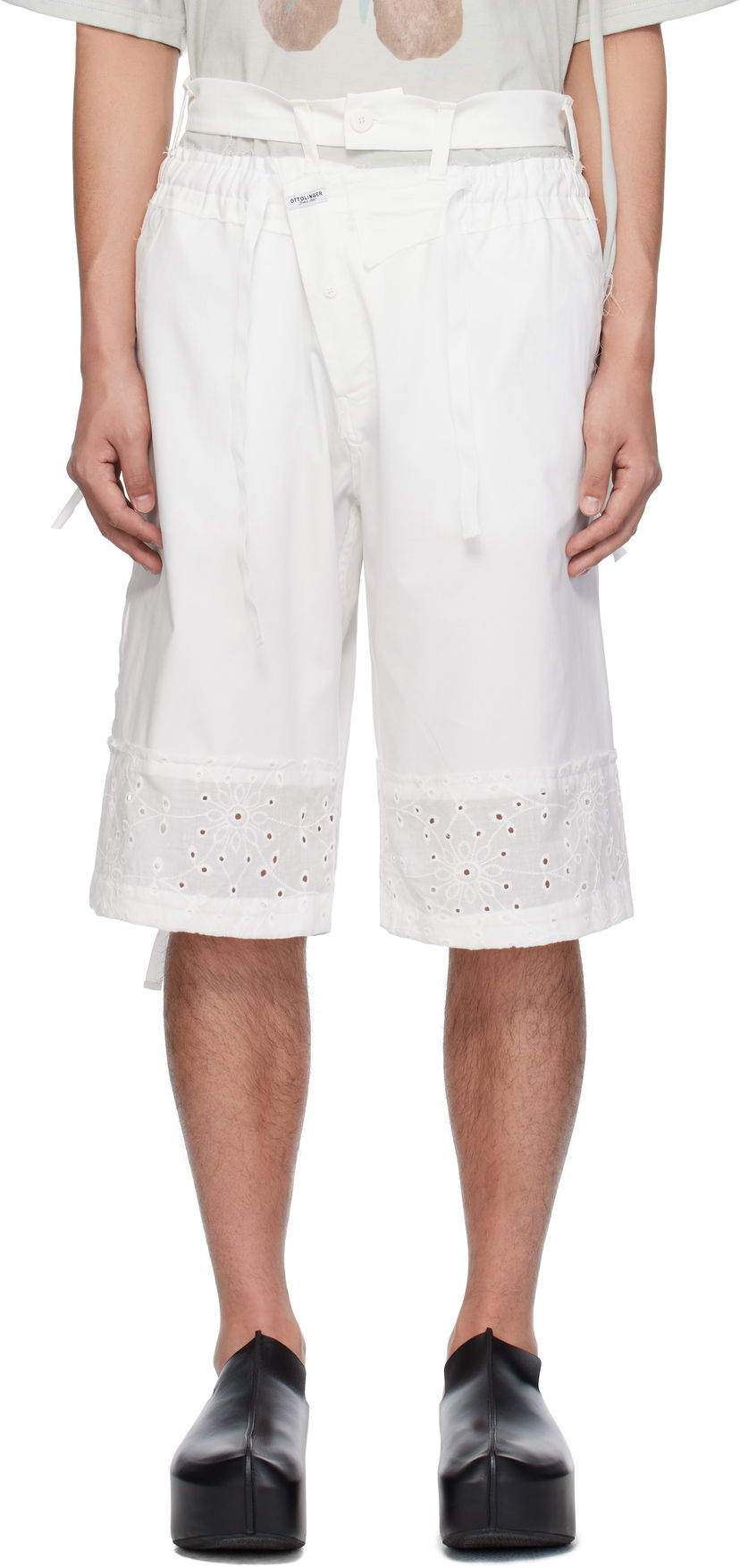Shorts Ottolinger Ottolinger Baggy Cargo Shorts Hvid | 106-200206-01