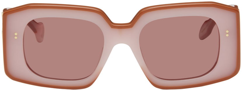 Solbriller JW Anderson Bumper Sunglasses Lyserød | JWA01
