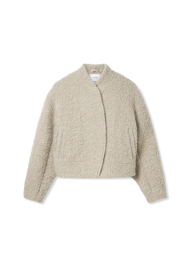 Bomberjakke AXEL ARIGATO Textured Cropped Jacket Beige | A3052001, 1