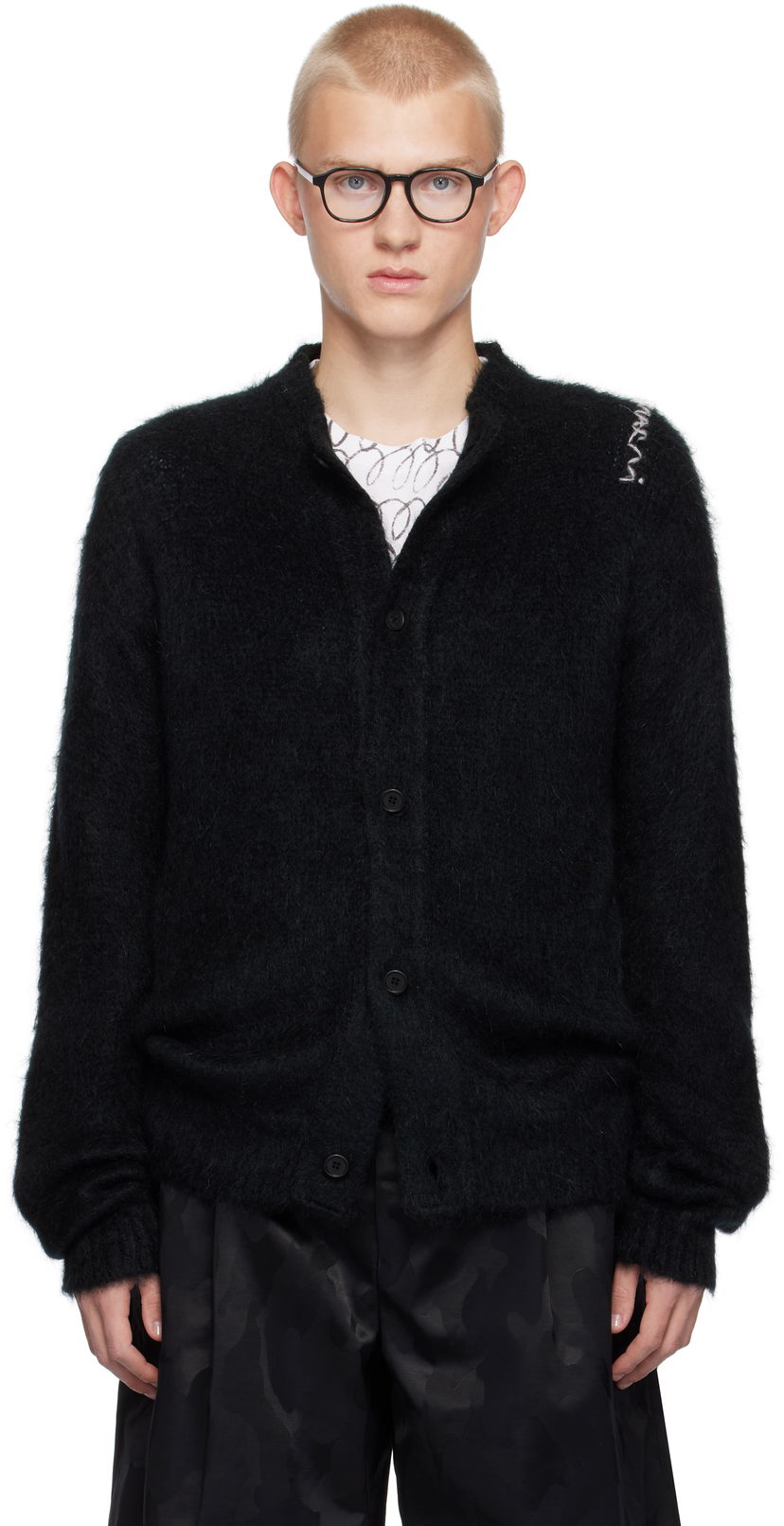 Sweater Marni Cardigan Fuzzy Sort | CDMG0150A0 UFU172