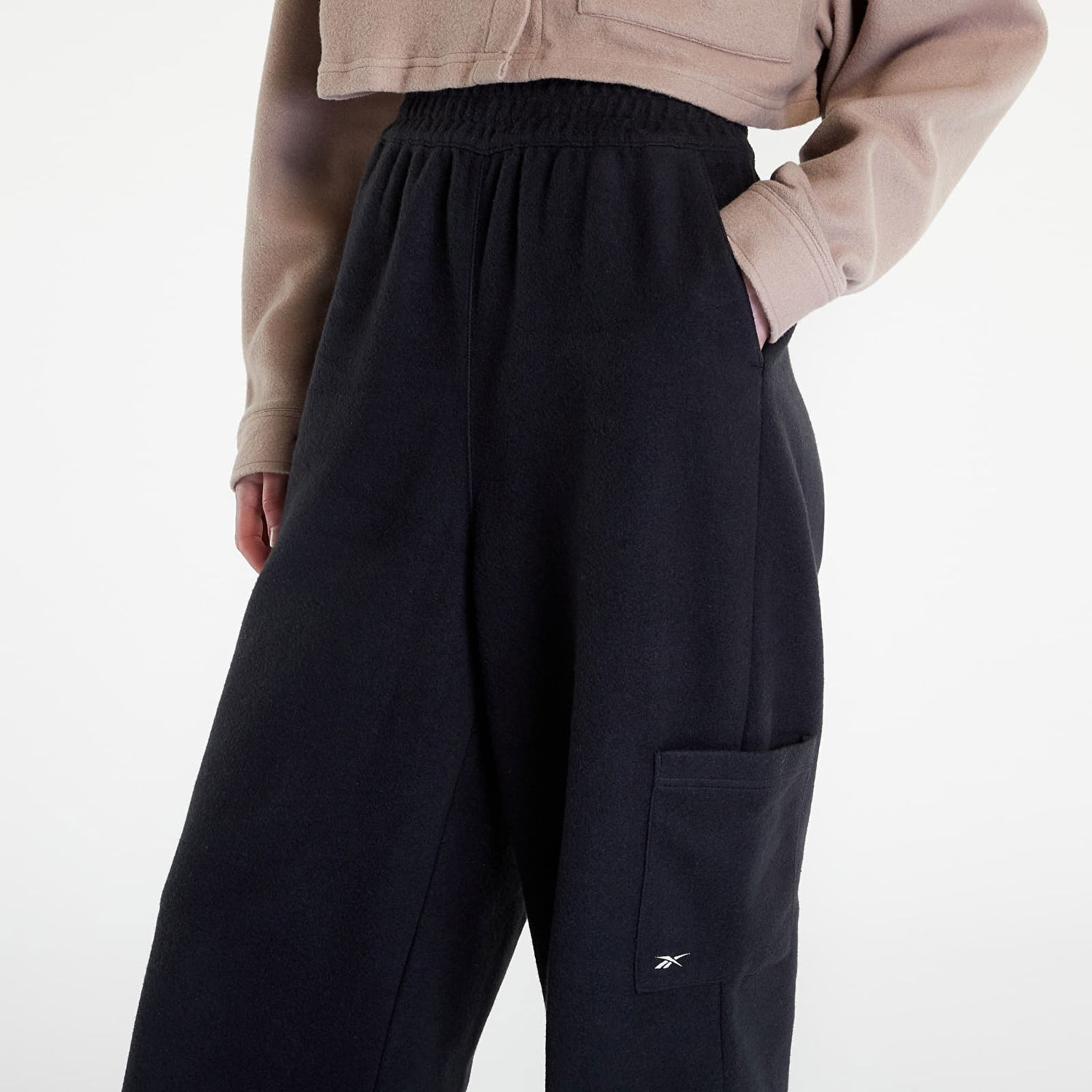 Joggingbukser Reebok Classics Reverse Fleece Wide Leg Pants Sort | HT7838, 1
