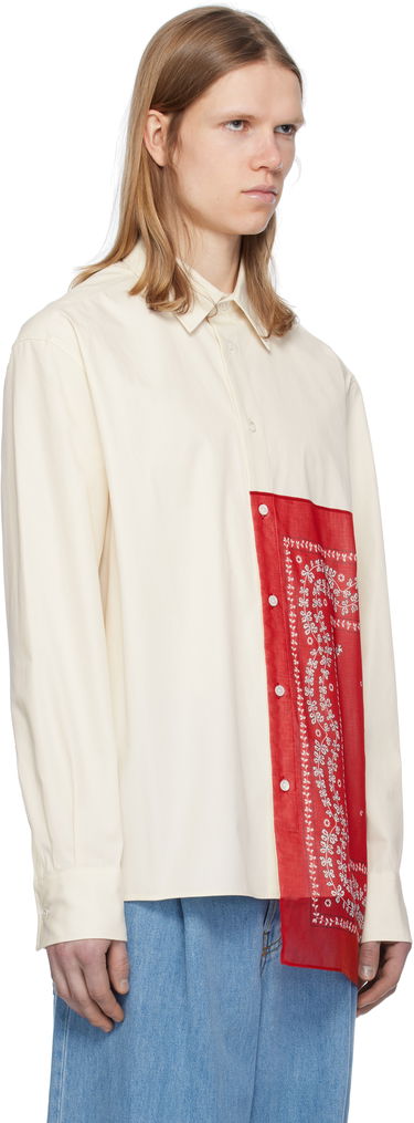 Skjorte LANVIN Lanvin Straight Bandana Shirt Hvid | RM-SI0207-6031-P25, 1