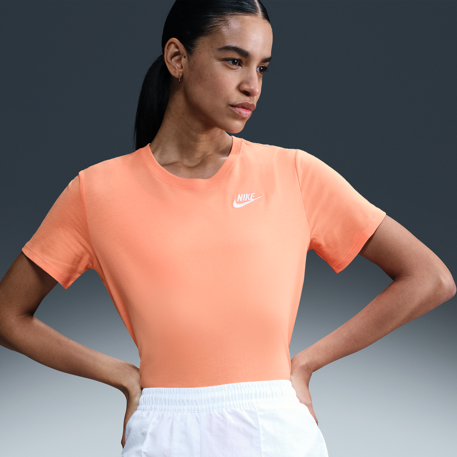 T-shirt Nike Sportswear Club Essentials T-Shirt Orange | DX7902-844, 0