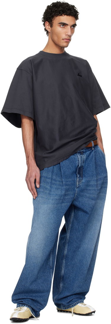 T-shirt HED MAYNER Hed Mayner Embroidered T-Shirt Grå | HMMA70007R-HA082A, 3