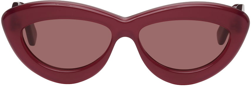 Solbriller Loewe Pink Cat-Eye Sunglasses Lyserød | LW40096I, 0