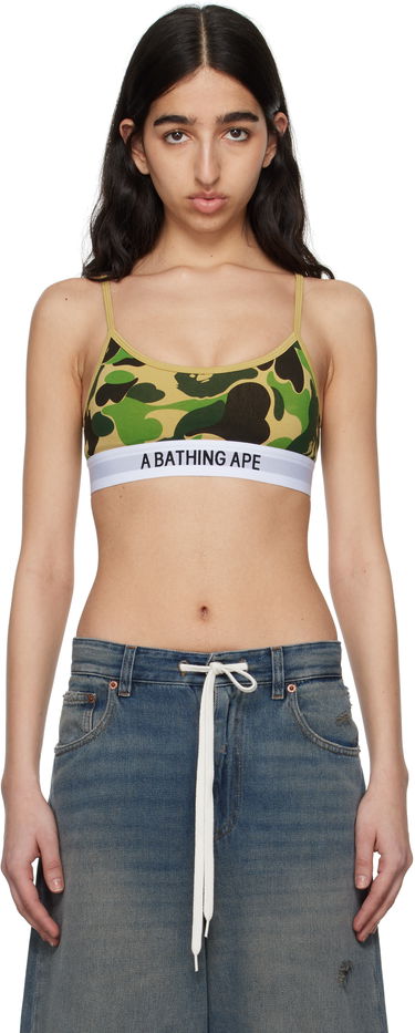 Bh BAPE A Bathing Ape ABC Camo Sports Bra Gul | 001UWL302004L, 0