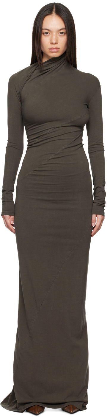 Kjole Ottolinger Ottolinger Twisted Maxi Dress Grøn | 1150302521, 0