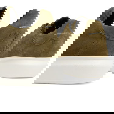 Sneakers og sko Alexander McQueen Exaggerate Sole Suede Grøn | 807882-WIA50-2125, 4